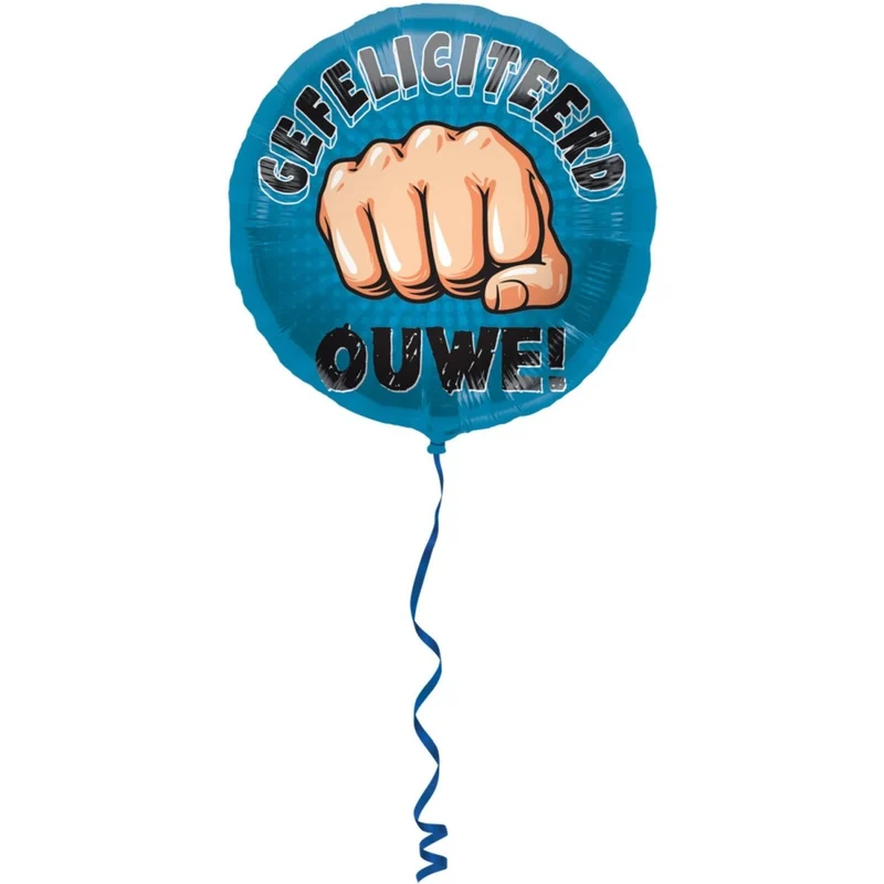 Glückwunsch-Folienballon, leer, 45 cm