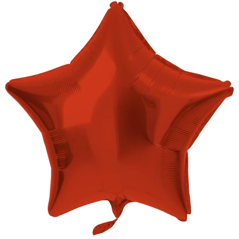Stern-Heliumballon, metallic-matt, leer, 45 cm