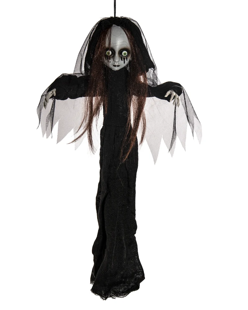 Gothic Braut als Hängefigur 50cm