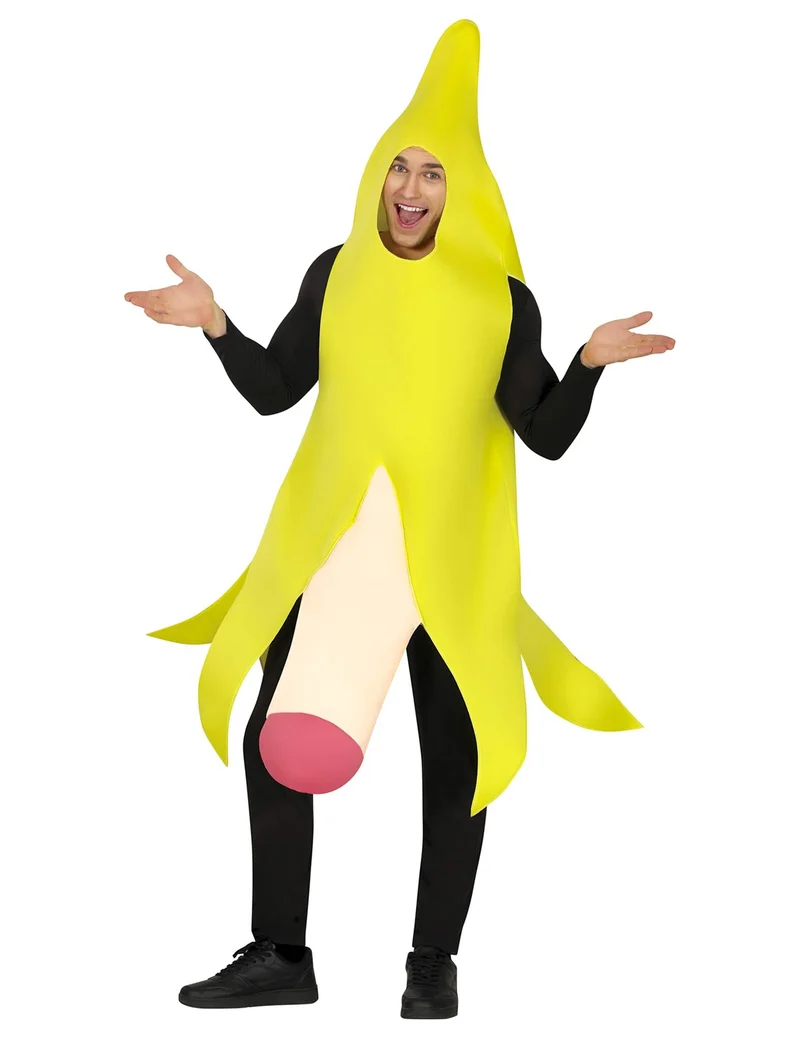 Glückliche Banane Kostüm für Erwachsene