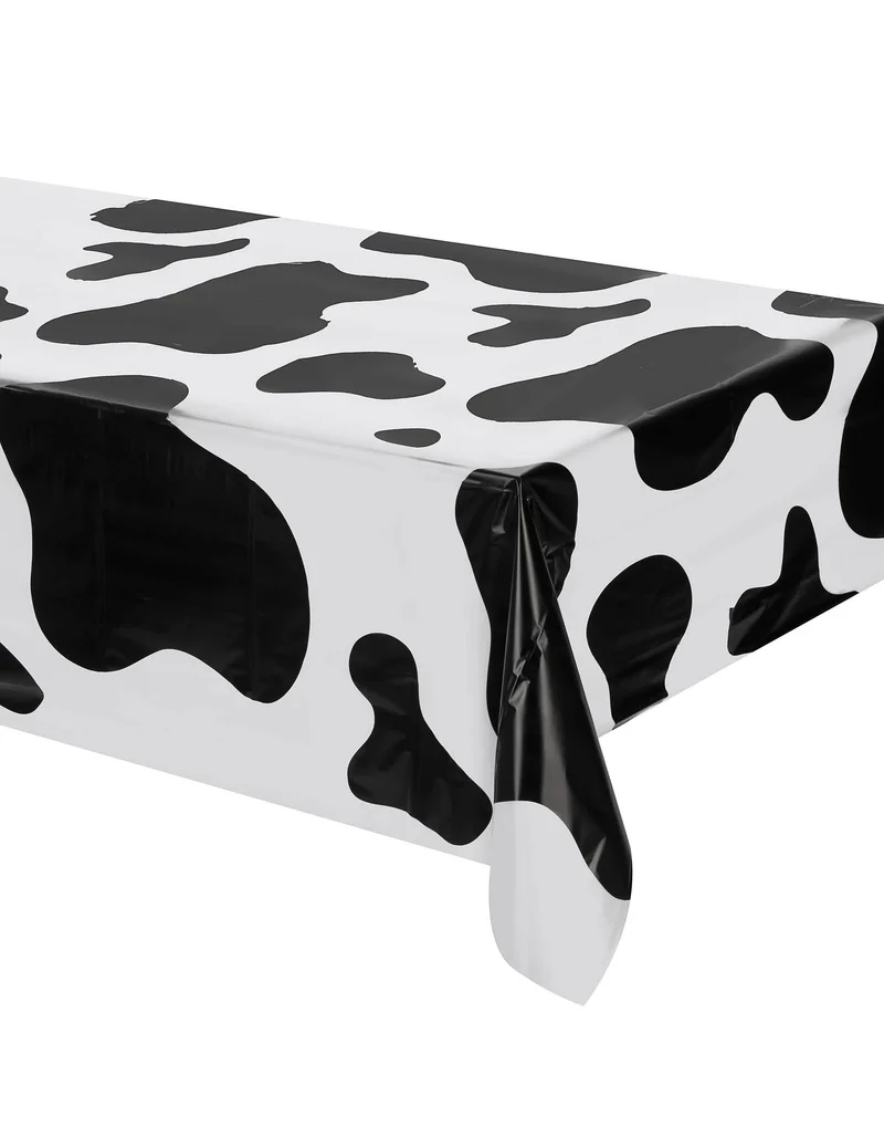 Kuh-Plastiktischdecke 127 x 274 cm für Partydekoration