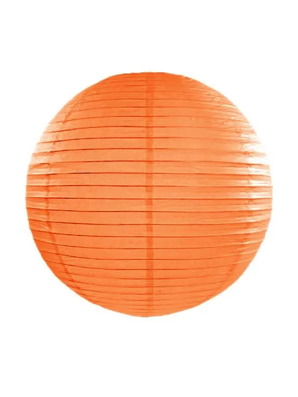 Japanische Laterne, orange, 35 cm, aus Papier zum Aufhängen