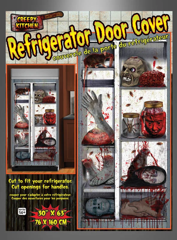 Kühlschrank Halloween Dekoration 76 x 160 cm