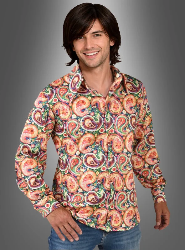 Party Hemd mit Paisley Muster