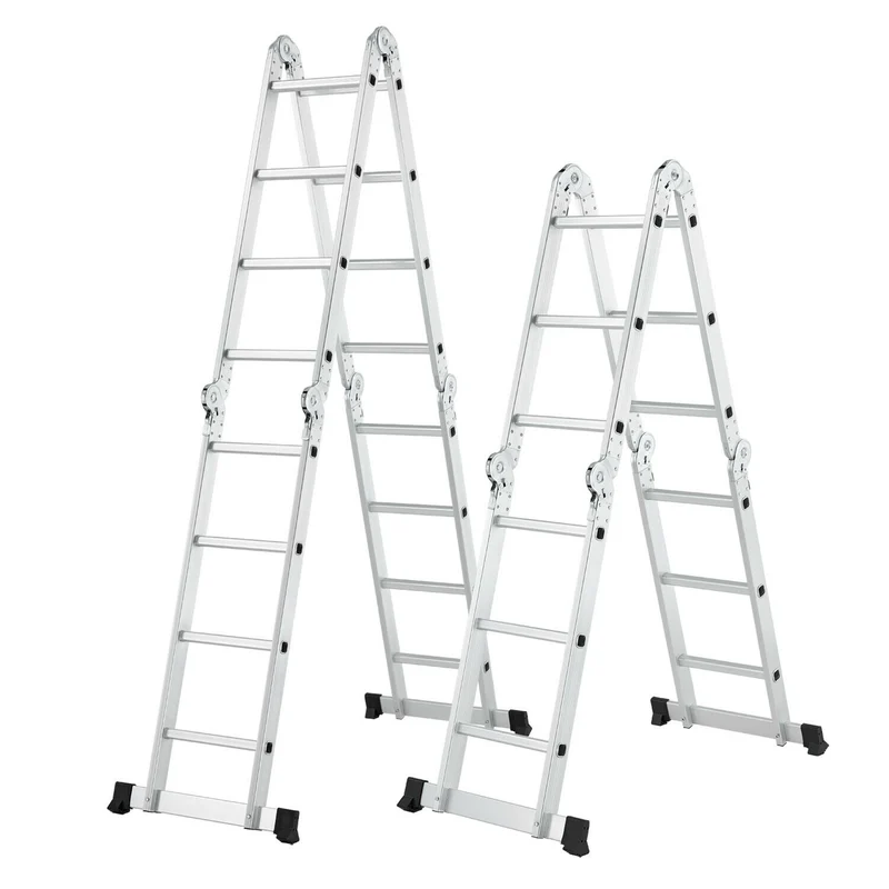 Multifunktionsklappleiter 4,60 m oder 5,7 m Länge. Einklappbar.