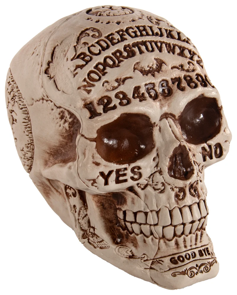 Ouija Wahrsage Totenschädel 18cm