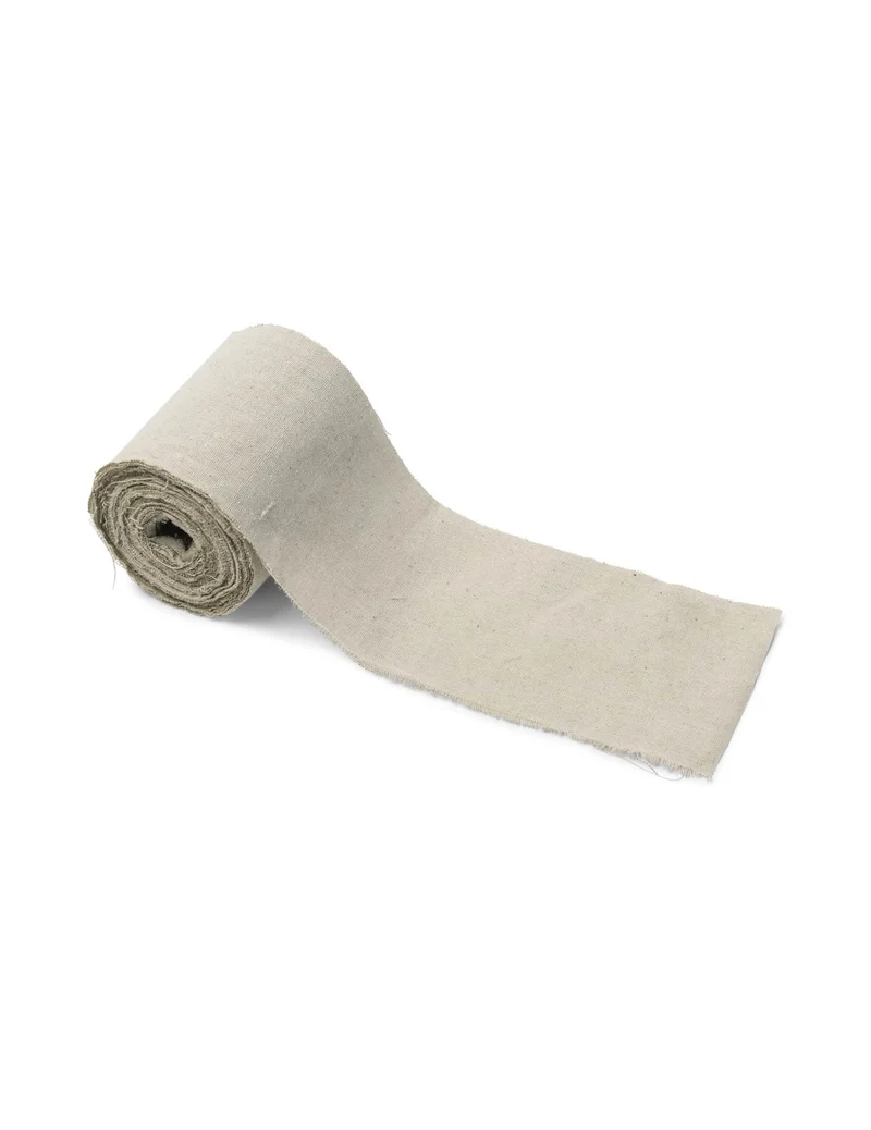 Leinen-Effekt-Band 10 cm x 10 m für Hochzeits-Tischdekoration