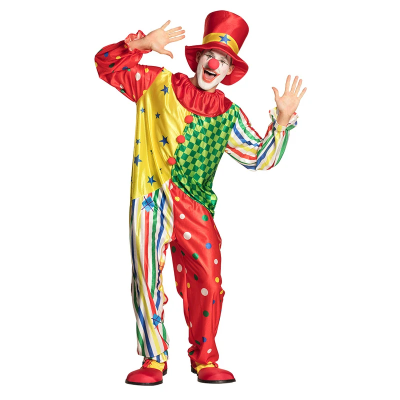Clownkostuum | Voor Heren | Giggles
