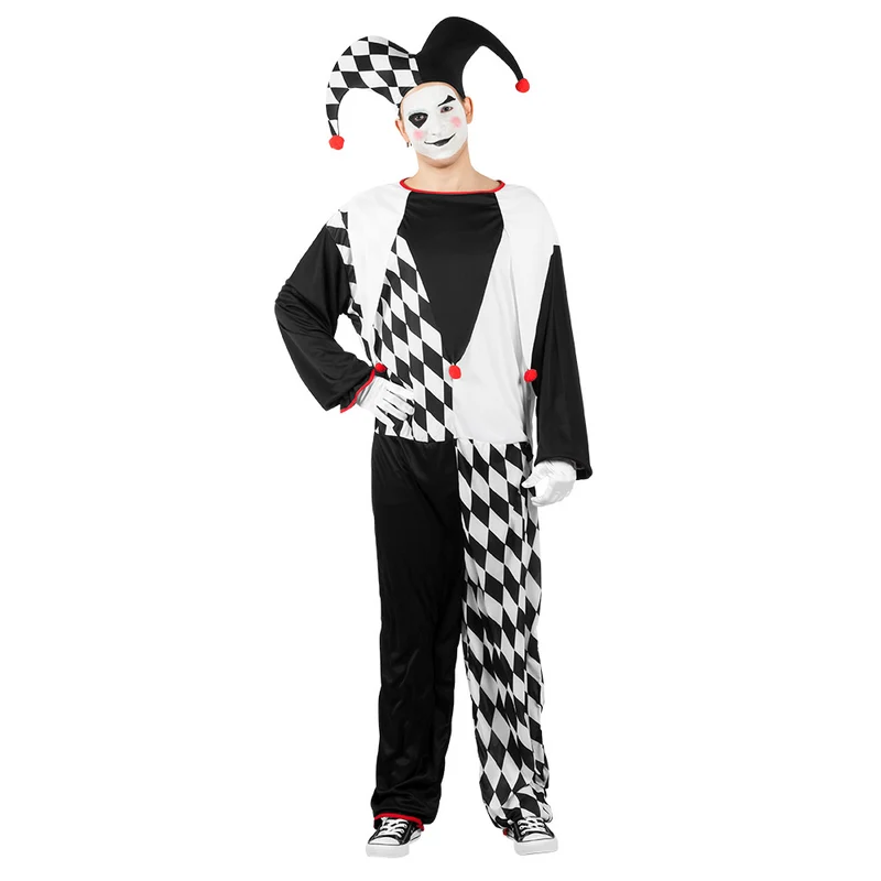 Clownkostuum | Voor Heren | Jester