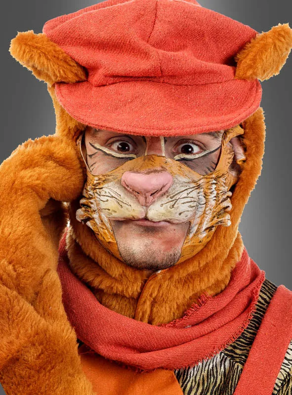 Kater Halbmaske für Erwachsene