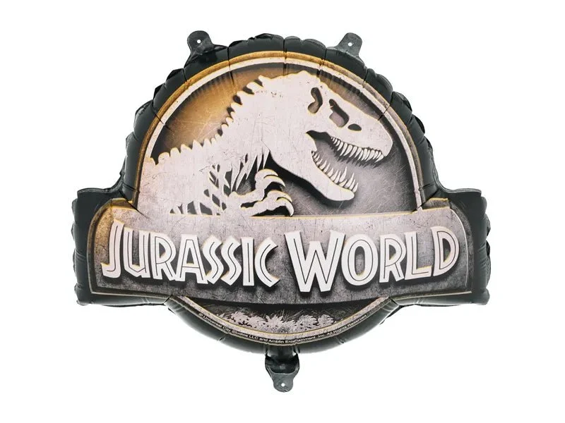 Dinosaurier-Folienballon „Jurassic World“, leer, 45 cm