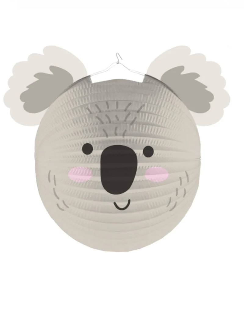 Hängende Koala-Laterne 25 cm aus Papier
