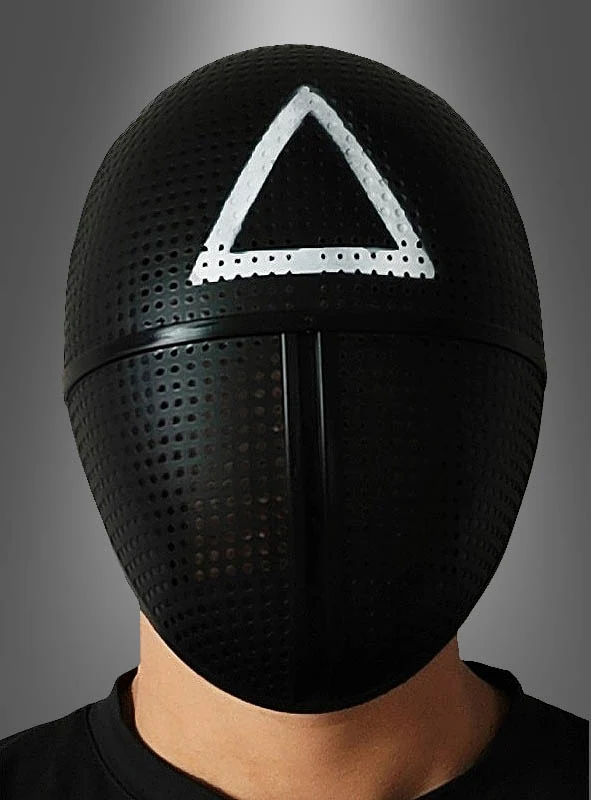 Game Soldat schwarze Maske mit Dreieck