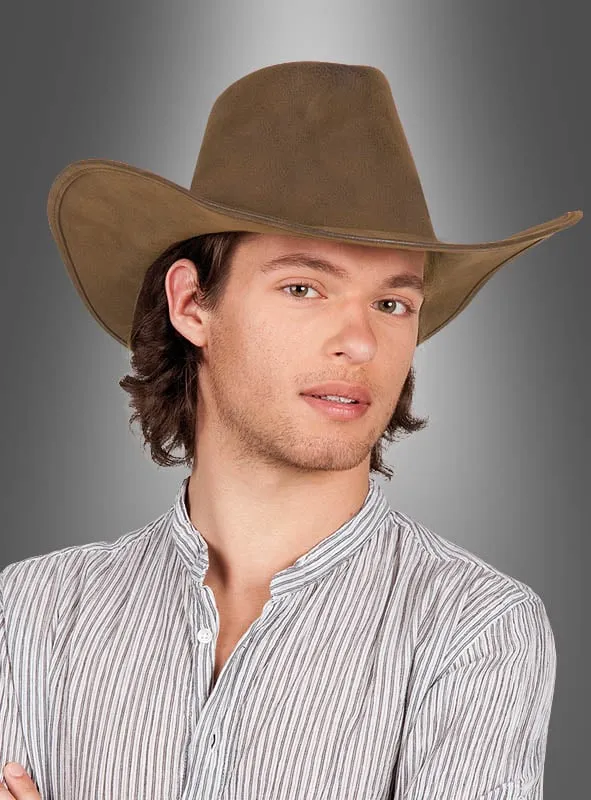 Cowboyhut Wild Lederoptik Deluxe