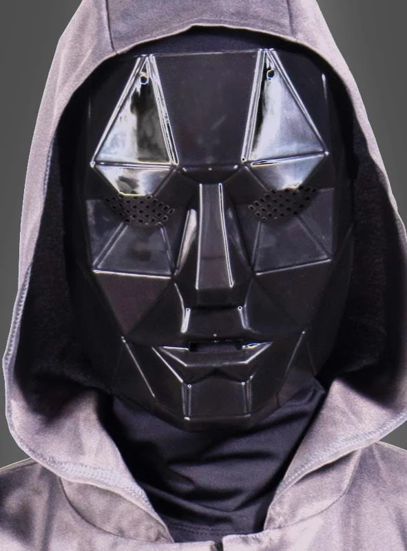 Schwarze Frontmann Maske ominöser Spielleiter