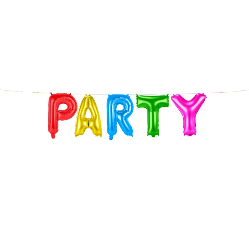 Party-Folienballon, bunt, 36 cm
