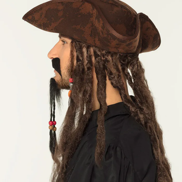 Set Gezichtshaar Piraat | Snor + Baard