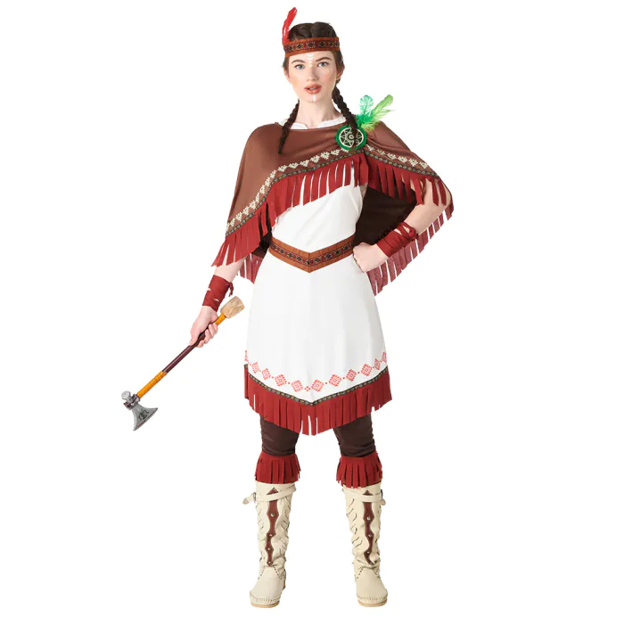 Indianen Kostuum Voor Vrouwen | Kostuum Native Dakota she-wolf