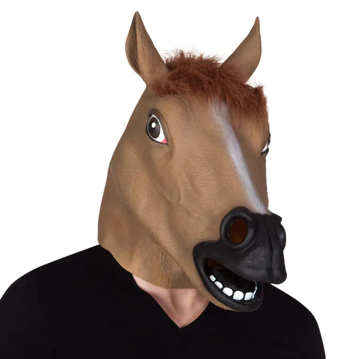 Paardenmasker | Latex Hoofdmasker Paard