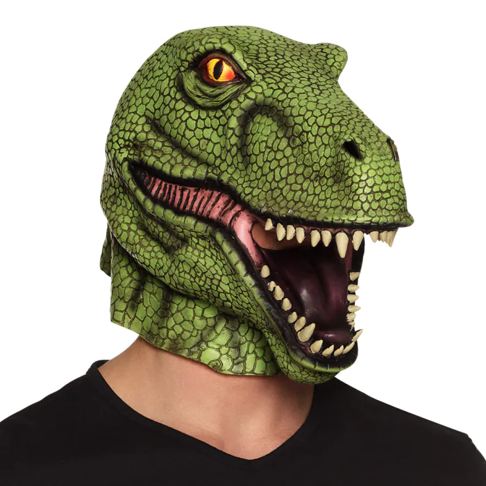 Dino Masker | Latex Gezichtsmasker T-rex