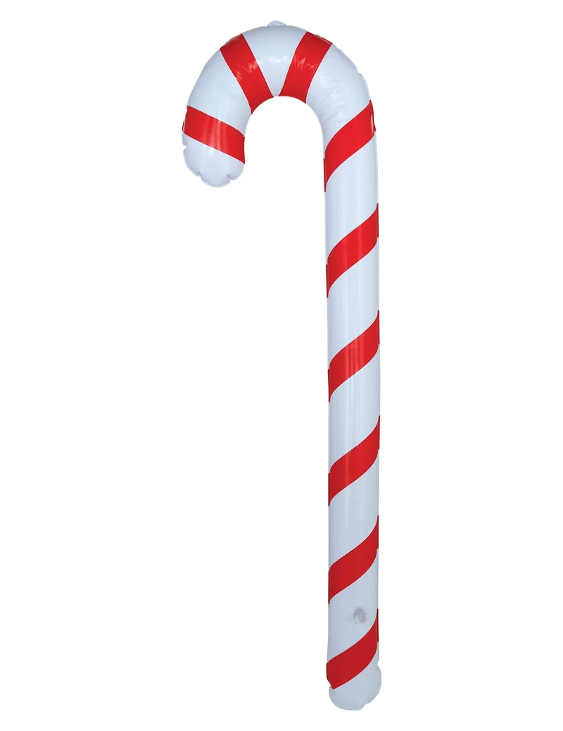 Aufblasbare Zuckerstange Weihnachten 90 cm