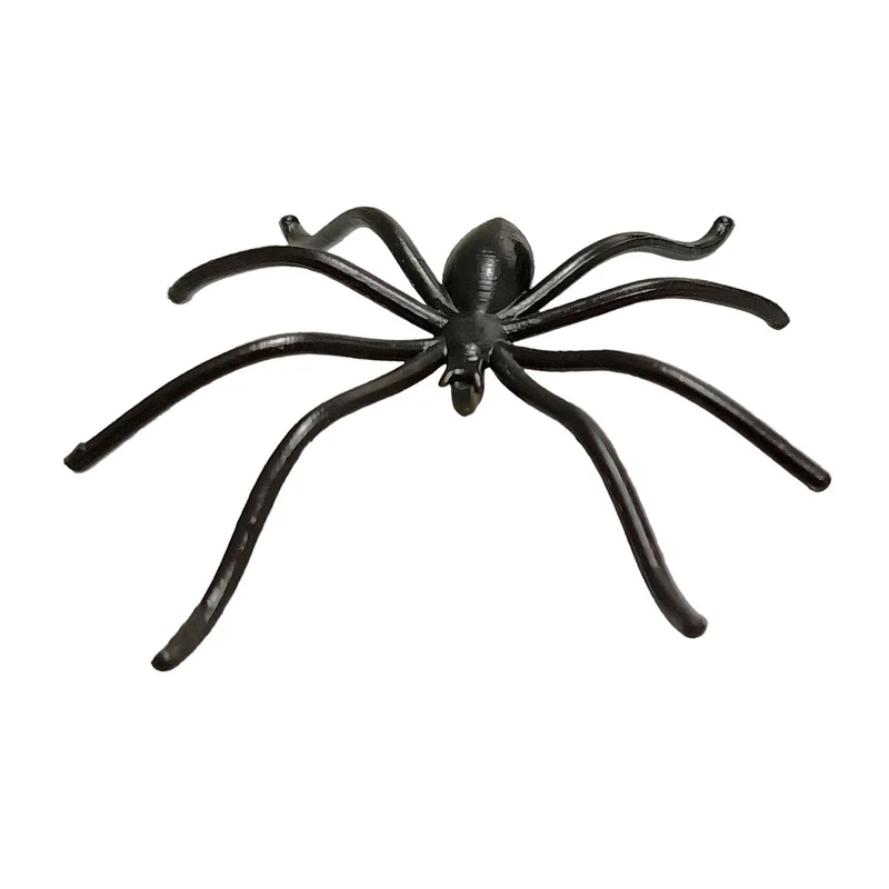 Halloween Fake Spinne Schwarz 50Stk