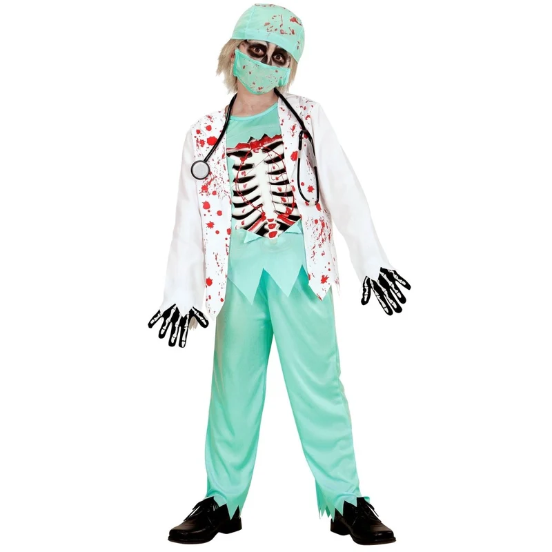 Halloween Kostüm Kind Zombie Arzt