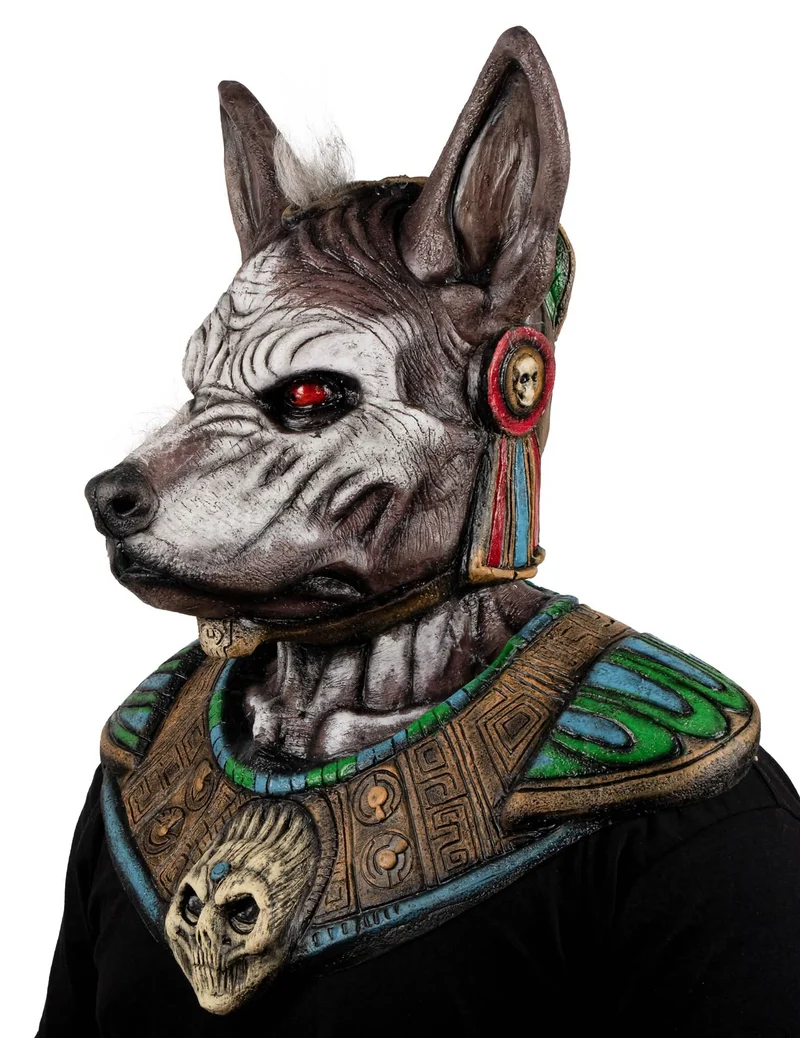 Hundekopf-Monster Vollgesichtsmaske für Erwachsene