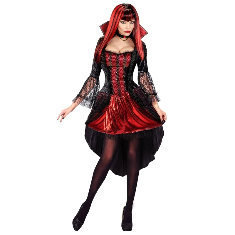 Halloween Kleid Damen Vampir 2 Stück
