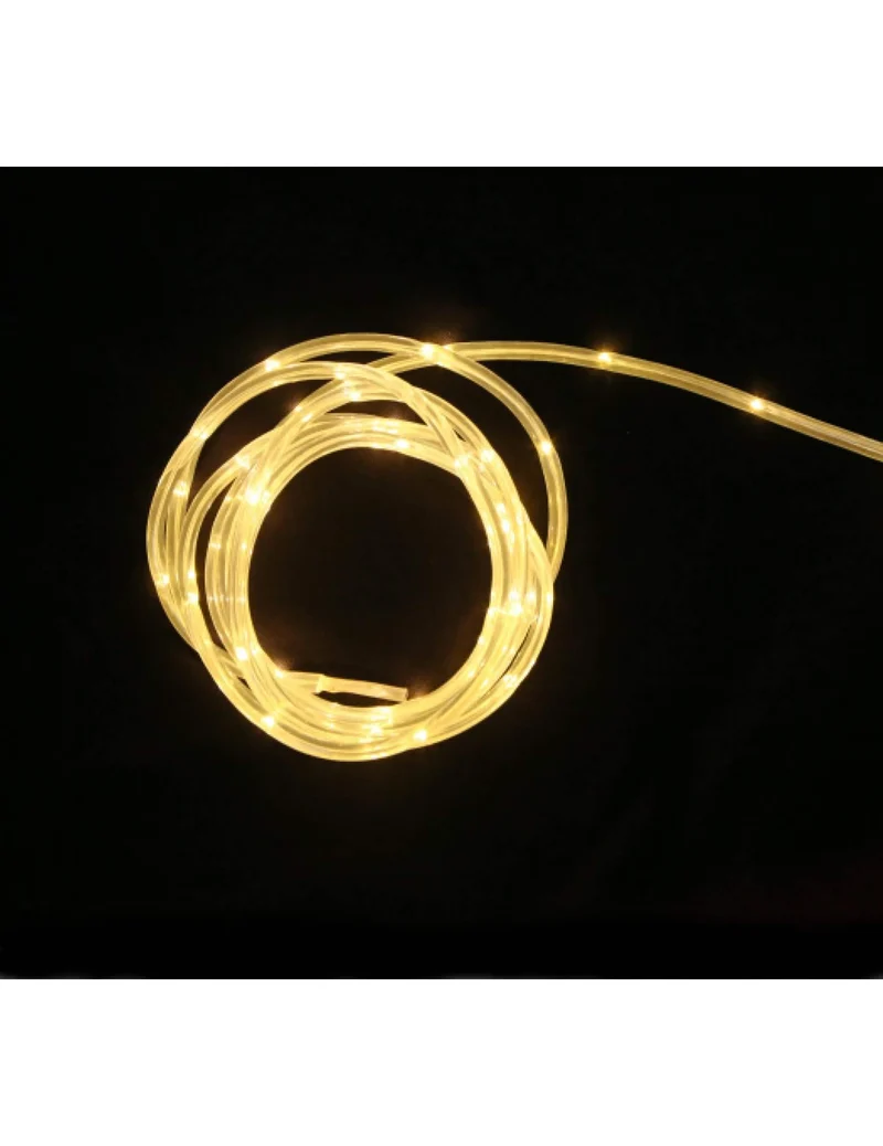 Kaltweißes 3 m LED Lichterschlauch für Außenbereich