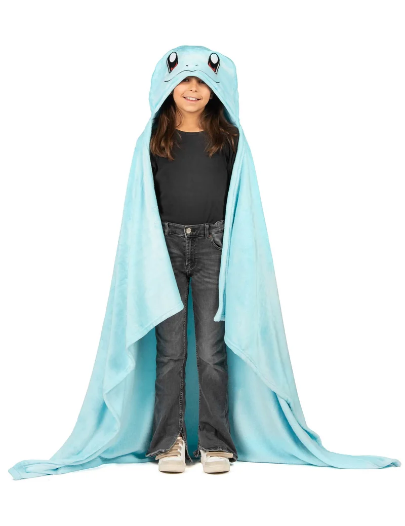 Schiggy Fleece-Kuscheldecke Kostüm mit Kapuze für Kinder Pokémon™