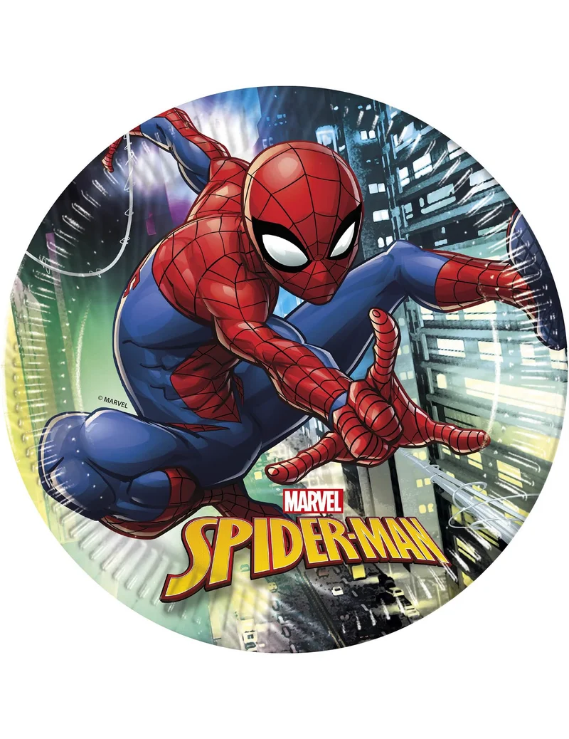 8 Spiderman Teller 23 cm