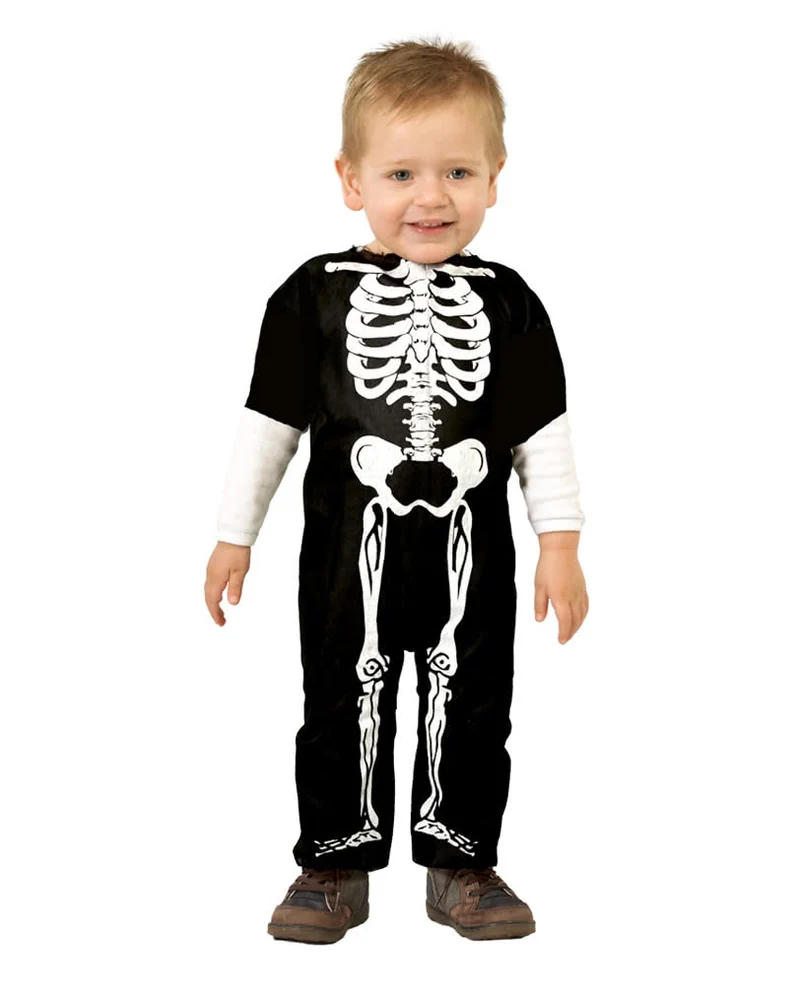 Skelett Babykostüm