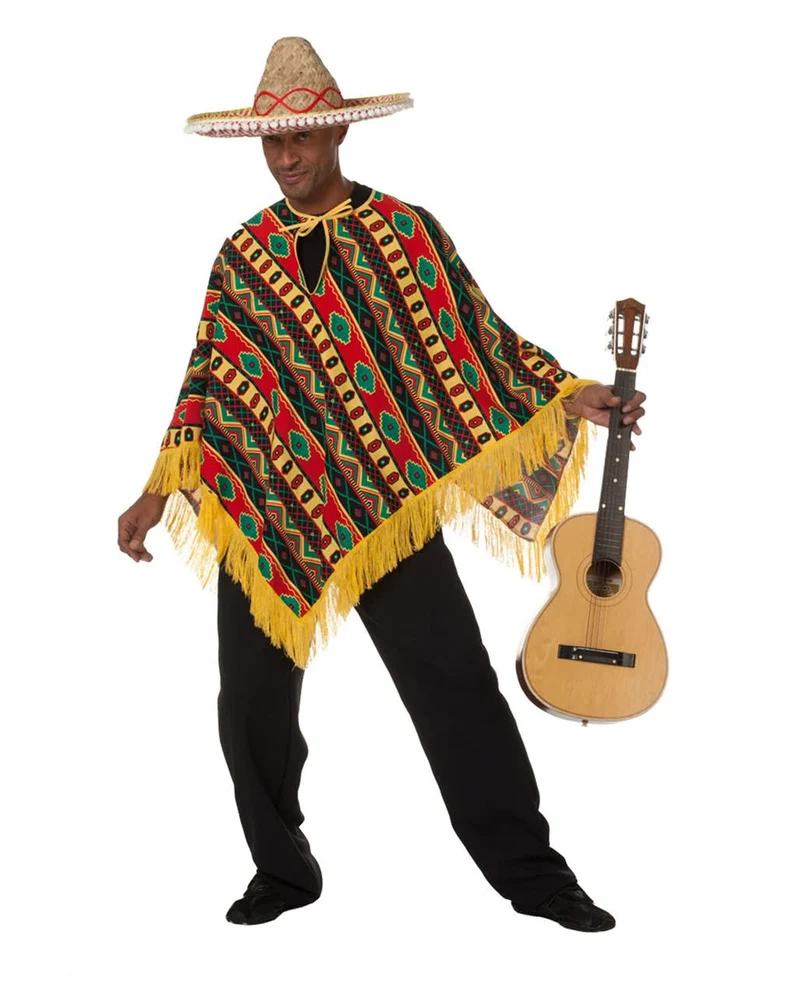 Bunter Mexikaner Higuitta Poncho