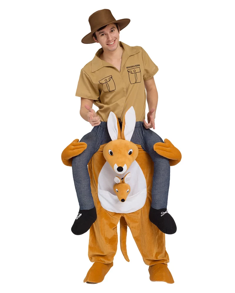 Känguru Huckepack Kostüm