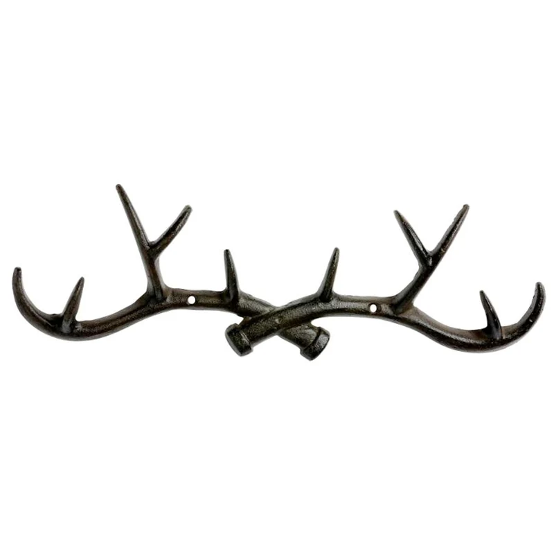 Hakenleiste Geweih Braun