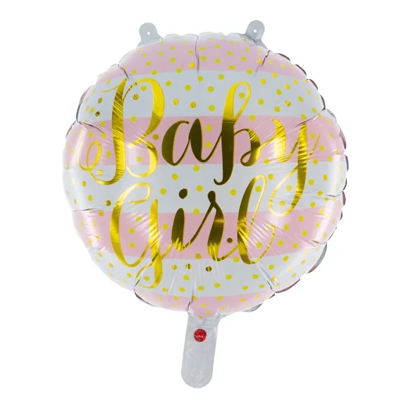 Baby-Heliumballon „Mädchen“, leer, 45 cm
