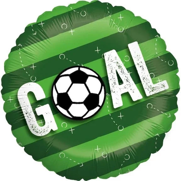Fußball-Heliumballon „Goal“, leer, 45 cm
