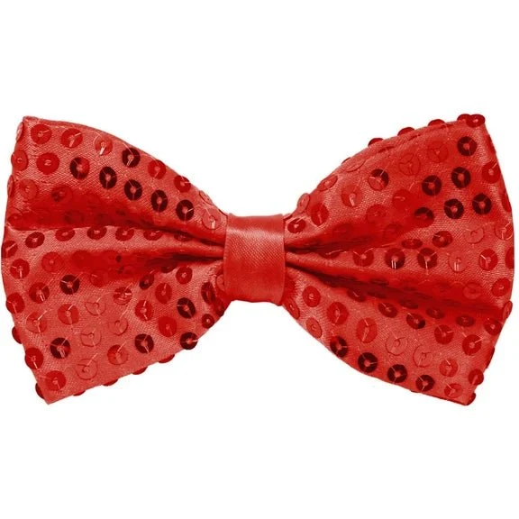 Rote Schleife mit Glitzer