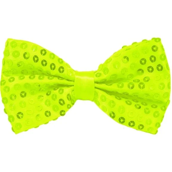 Neongrüne Schleife mit Glitzer