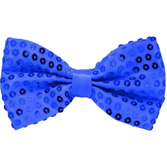 Blaue Schleife mit Glitzer