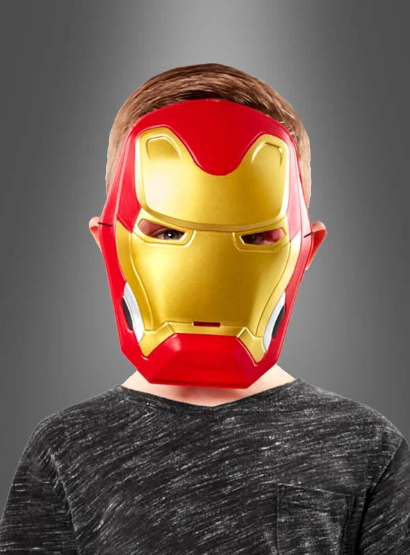 Iron Man Halbmaske für Kinder