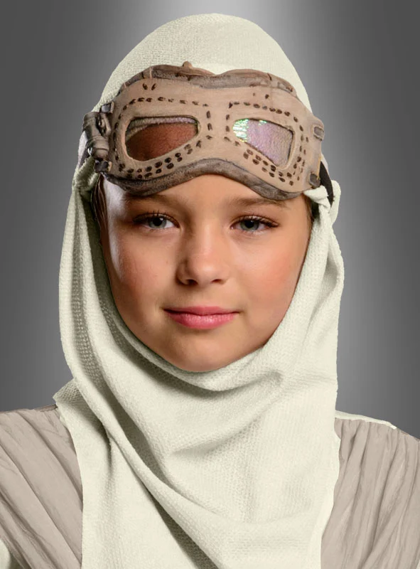 Star Wars 7 Rey Brille mit Kapuze für Kinder