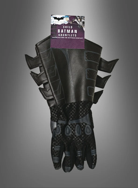 Kinder Handschuhe für Batman Kostüm The Dark Knight