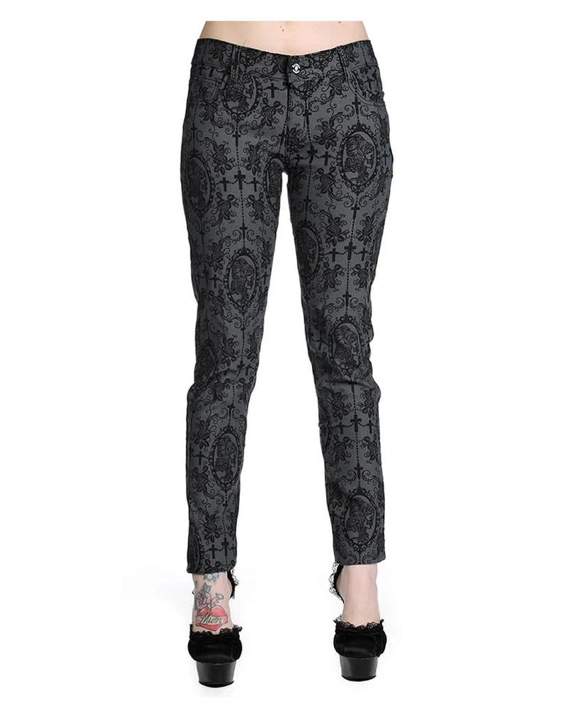 Gothic Jeans anthrazit