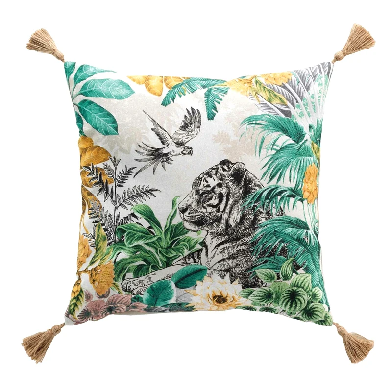 Kissen Tiger Dschungel 45 x 45 cm