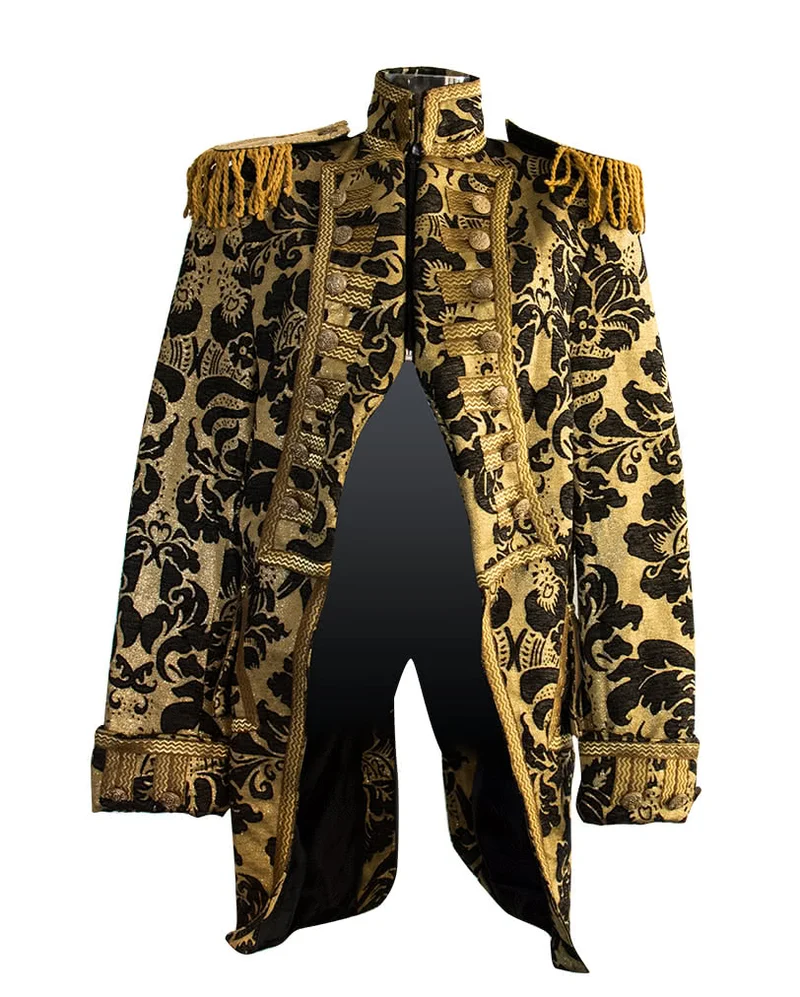 Zirkusdirektor Frack schwarz/gold