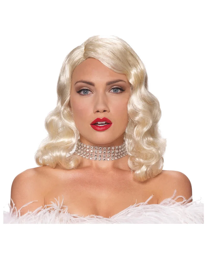 Blonde Femme Fatale Perücke
