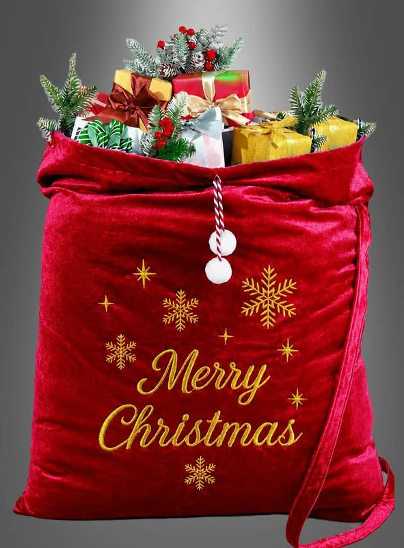 Santa Geschenksack XXL rot