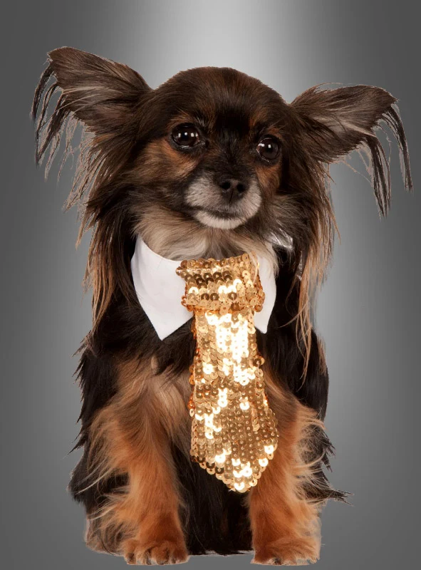 Goldene Krawatte für Tiere